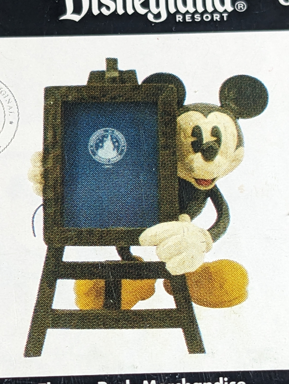 Vintage Walt Disney Mickey Mouse Art Print Photo Frame Still In Box Collectible